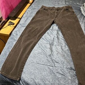 Wrangler Men's Black Straight Jeans